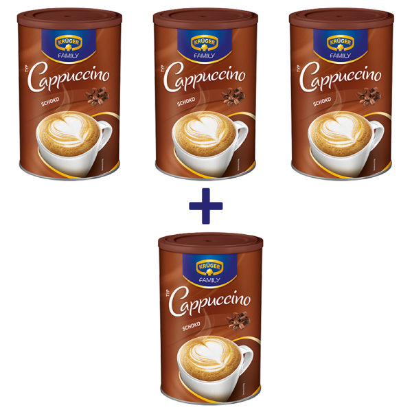 KRÜGER Cappuccino-Bundle Schoko Dose