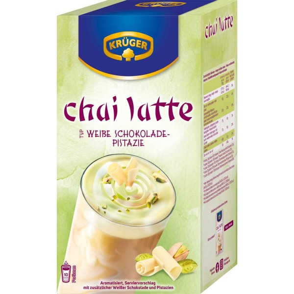 KRÜGER YOU chai latte Weiße Schokolade-Pistazie