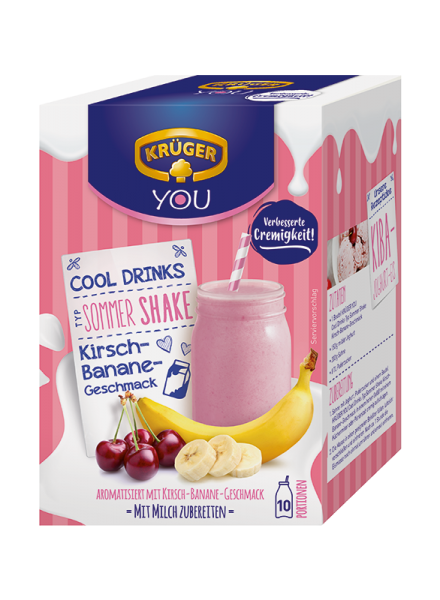 KRÜGER COOL DRINKS Sommer Shake Kirsch-Banane
