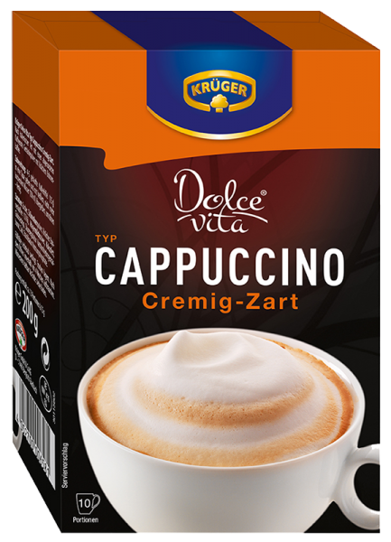 KRÜGER Dolce Vita Cappuccino cremig-zart