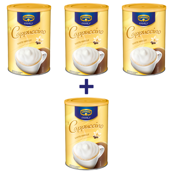 KRÜGER Cappuccino-Bundle White-Vanille