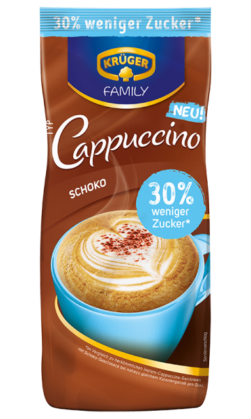 KRÜGER FAMILY Cappuccino Schoko weniger Zucker