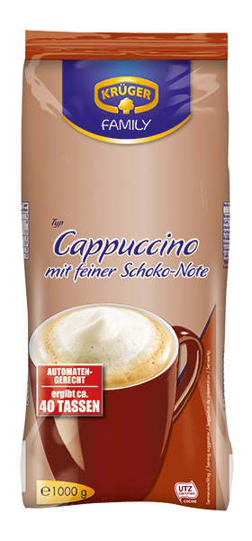 KRÜGER FAMILY Cappuccino mit feiner Schoko-Note