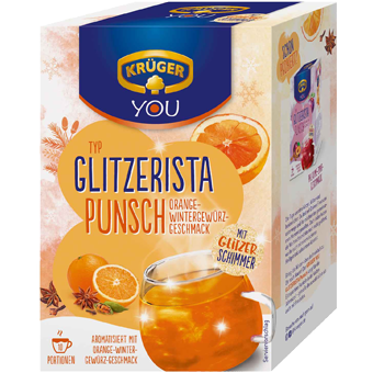 KRÜGER YOU Glitzerista Punsch Orange-Wintergewürz