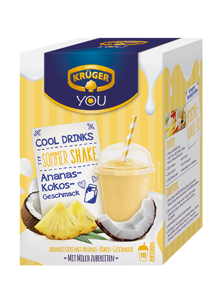 KRÜGER COOL DRINKS Sommer Shake Ananas-Kokos