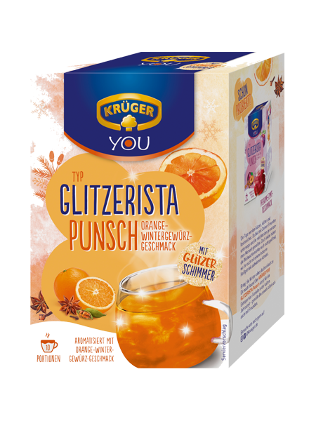 KRÜGER YOU Glitzerista Punsch Orange-Wintergewürz