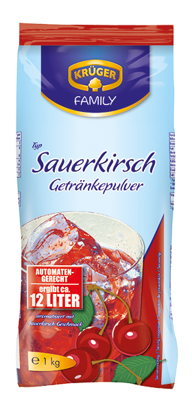 KRÜGER FAMILY Getränkepulver Sauerkirsch