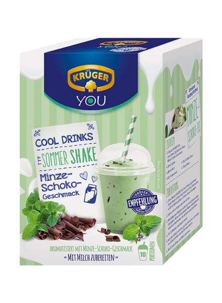 KRÜGER COOL DRINKS Sommer Shake Minze-Schoko