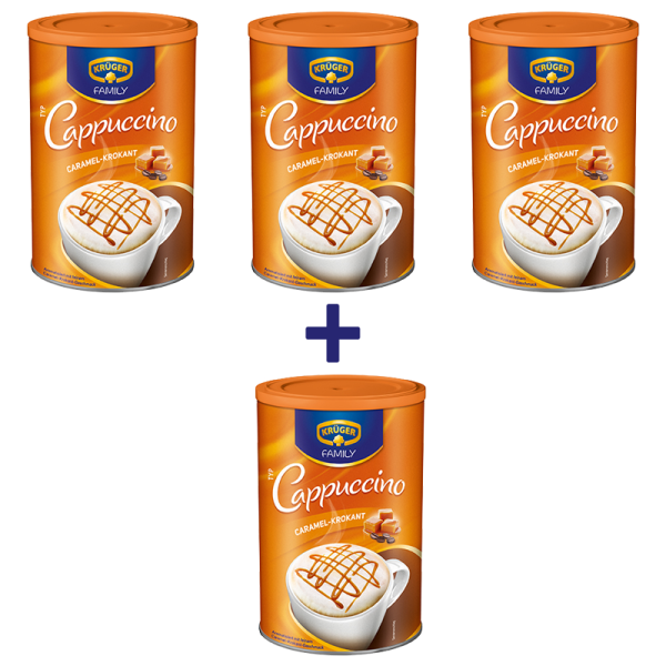 KRÜGER Cappuccino-Bundle Caramel-Krokant