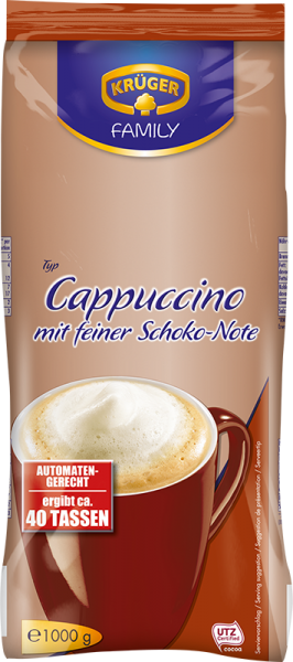 KRÜGER FAMILY Cappuccino mit feiner Schoko-Note