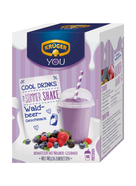 KRÜGER COOL DRINKS Sommer Shake Waldbeere
