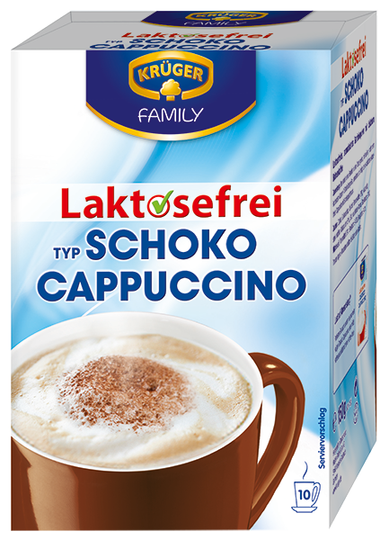 KRÜGER FAMILY Cappuccino laktosefrei Schoko | Cappuccino ...