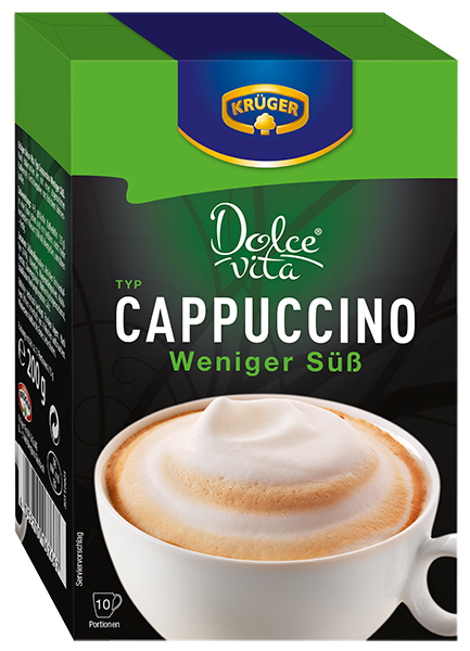KRÜGER Dolce Vita Cappuccino weniger süß