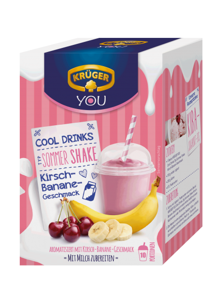 KRÜGER COOL DRINKS Sommer Shake Kirsch-Banane