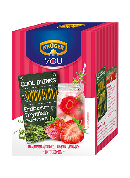 KRÜGER Cool Drinks Erdbeer-Thymian